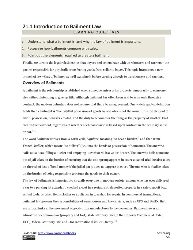 Business Law and the Legal Environment - Page 720